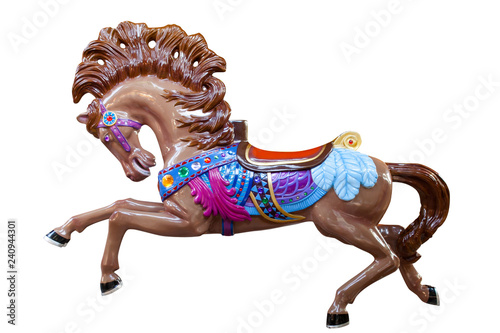 horse isolated on white background
