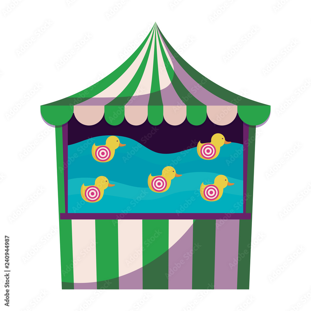 carnival kiosk with ducks target carnival kiosk with ducks target