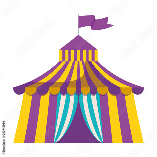 circus tent entertainment icon