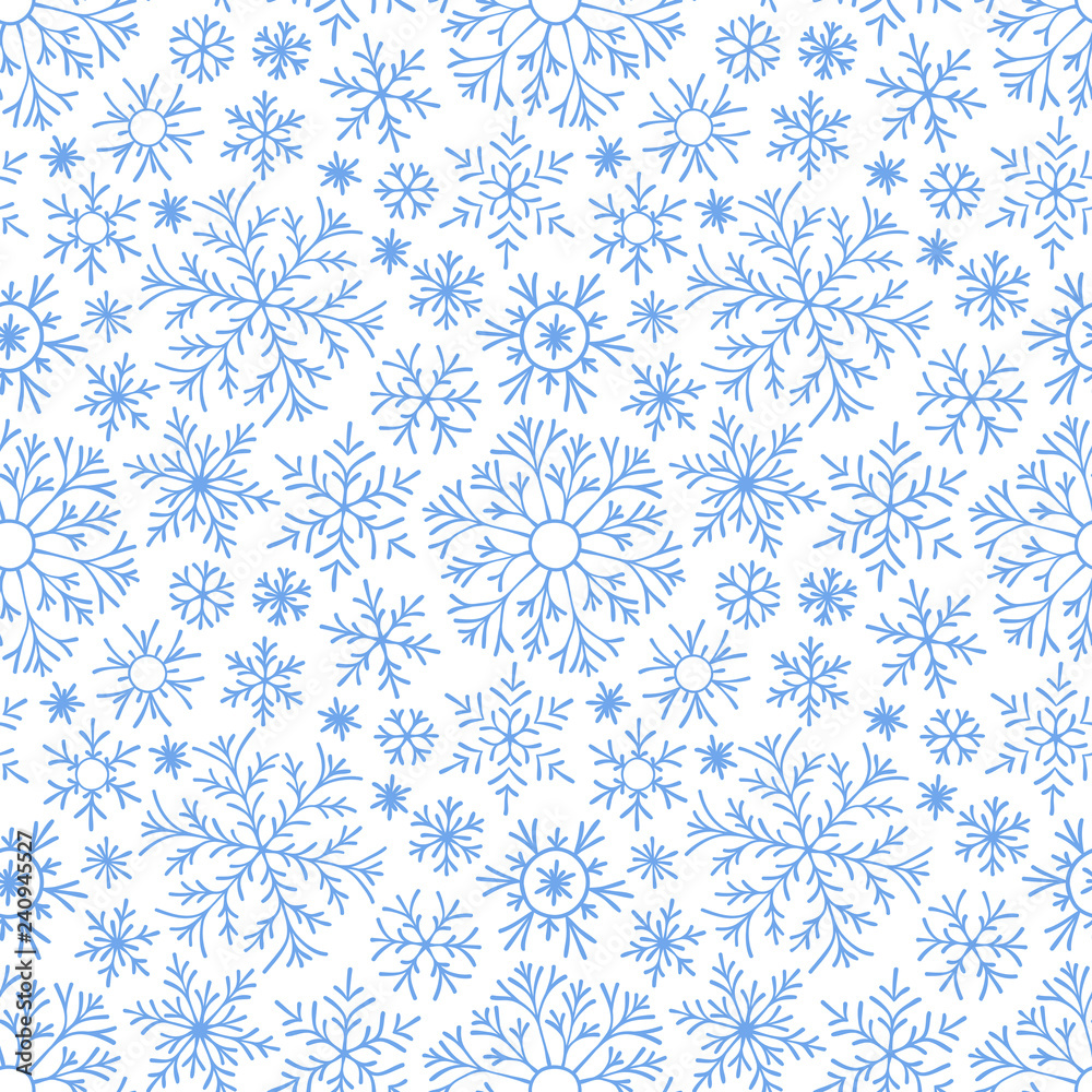 Christmas seamless doodle pattern Christmas seamless doodle pattern