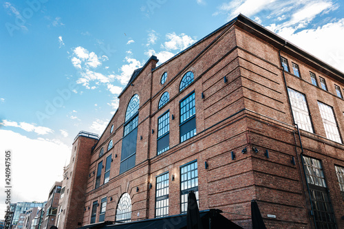Photography old factory buiding in Oslo, Norway