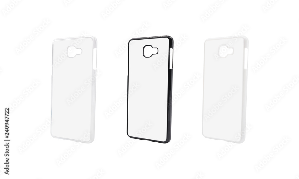 Phone case for protection on isolated background with clipping path. Phone case for protection on isolated background with clipping path.