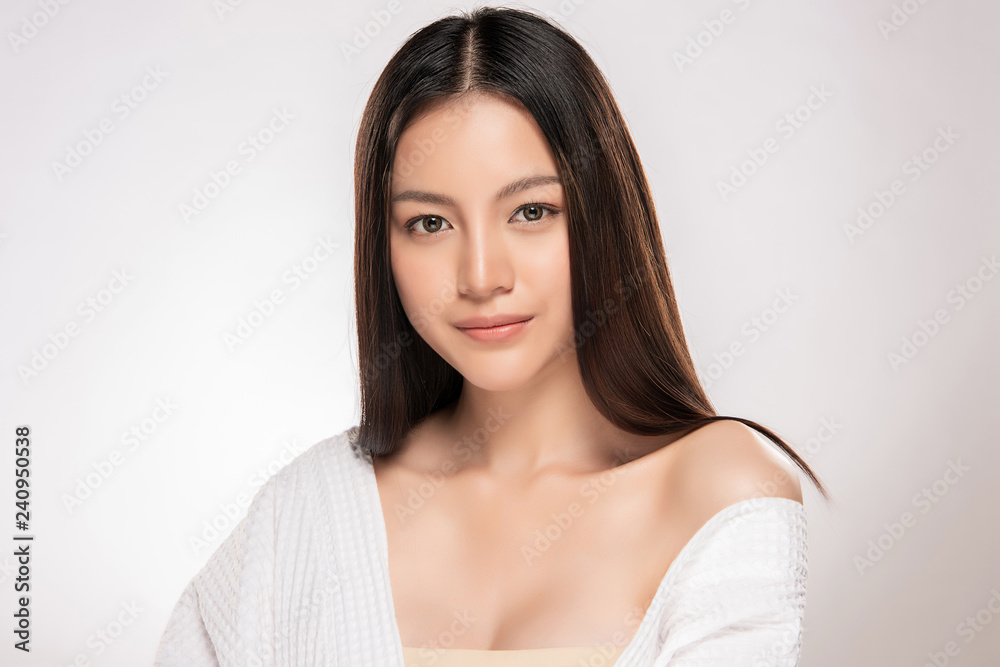 Beautiful Young asian Woman with Clean Fresh Skin Beautiful Young asian Woman with Clean Fresh Skin