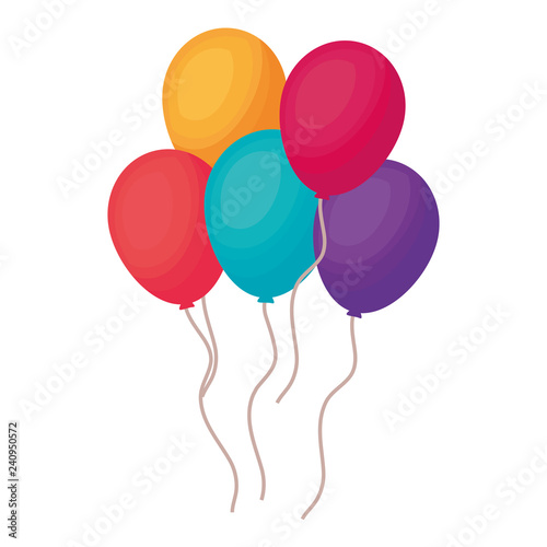 balloons helium floating icon