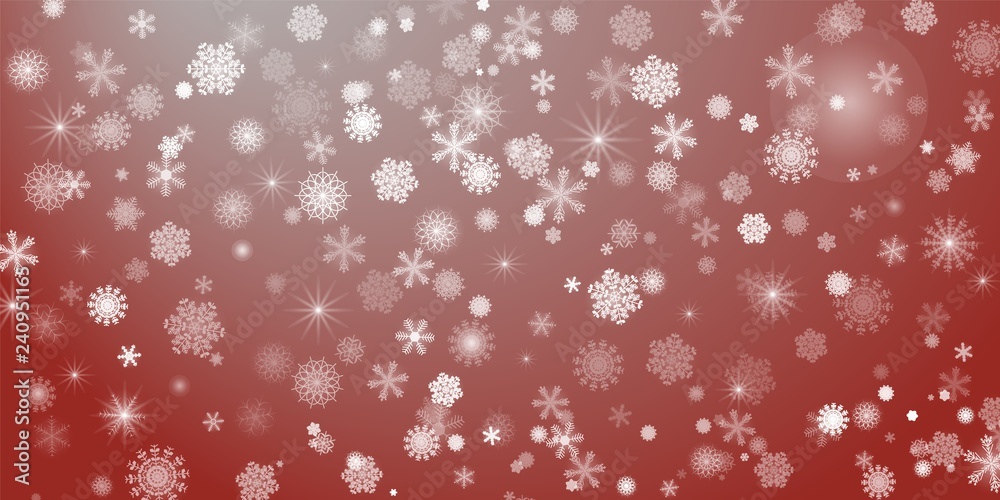Abstract background.A lot of different shining snowflakes. Abstract background.A lot of different shining snowflakes.