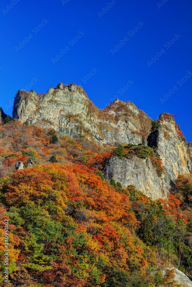 錦秋の妙義山