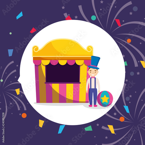 carnival kiosk entertainment icon