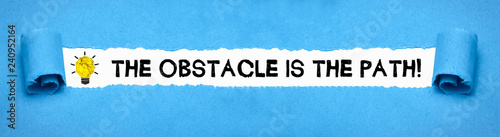 The obstacle is the path! photo