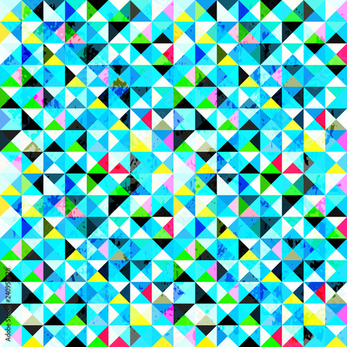 small pixels colored geometric background seamless pattern illustration