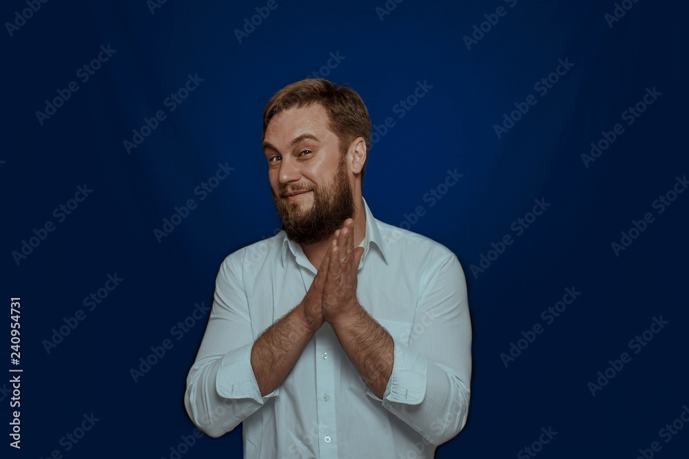 male emotional portrait on a dark background male emotional portrait on a dark background