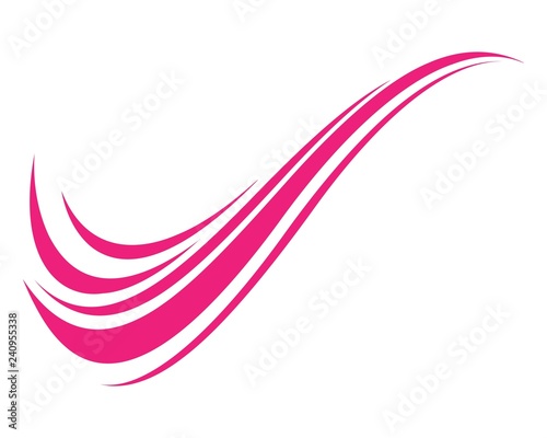 Water wave logo illustration