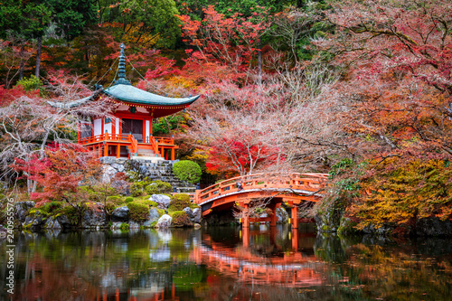 Daigoji Temple in Autumn, Kyoto, Japan photo