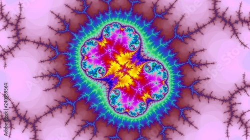 Flight thru the amazing fractal abstract colorful background fractal high resolution