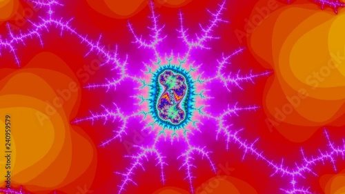 Flight thru the amazing fractal abstract colorful background fractal high resolution