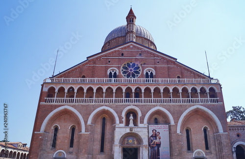 Facade of Basilica del Santo, Padua, Italy