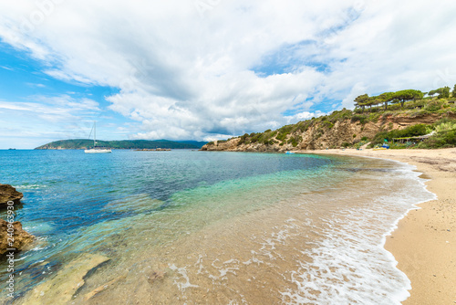 Fototapeta Naklejka Na Ścianę i Meble -  Barabarca beach in Elba Island, Tuscany region, Italy