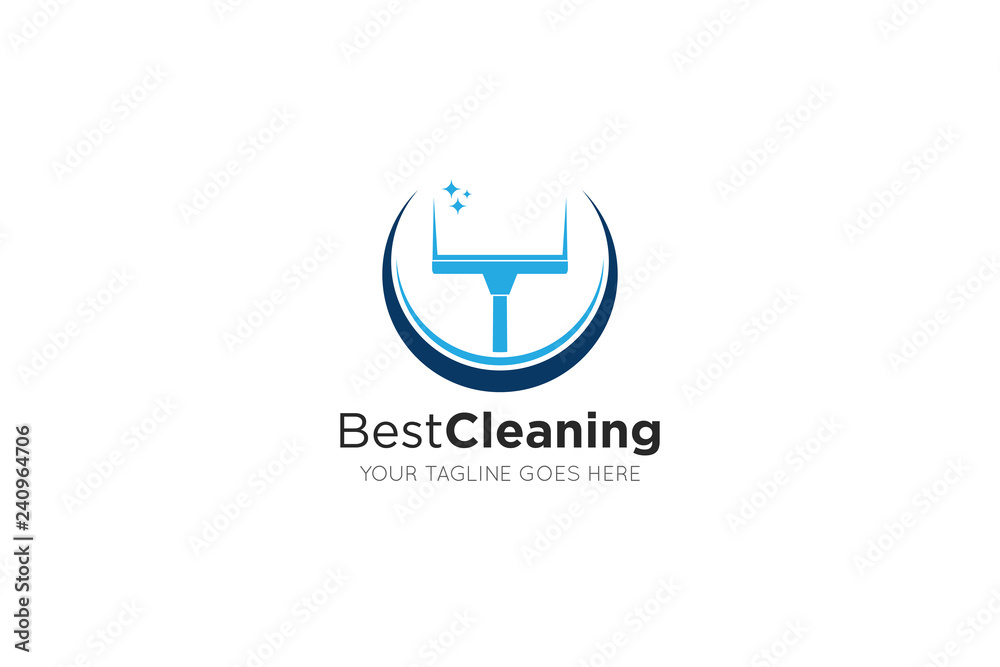 cleaning logo and icon vector illustration design template cleaning logo and icon vector illustration design template