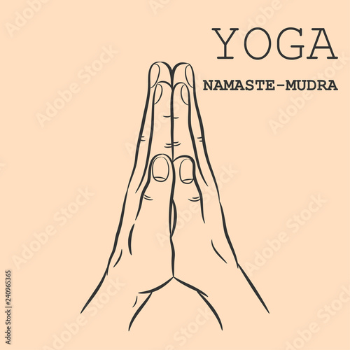 Hand in yoga mudra
