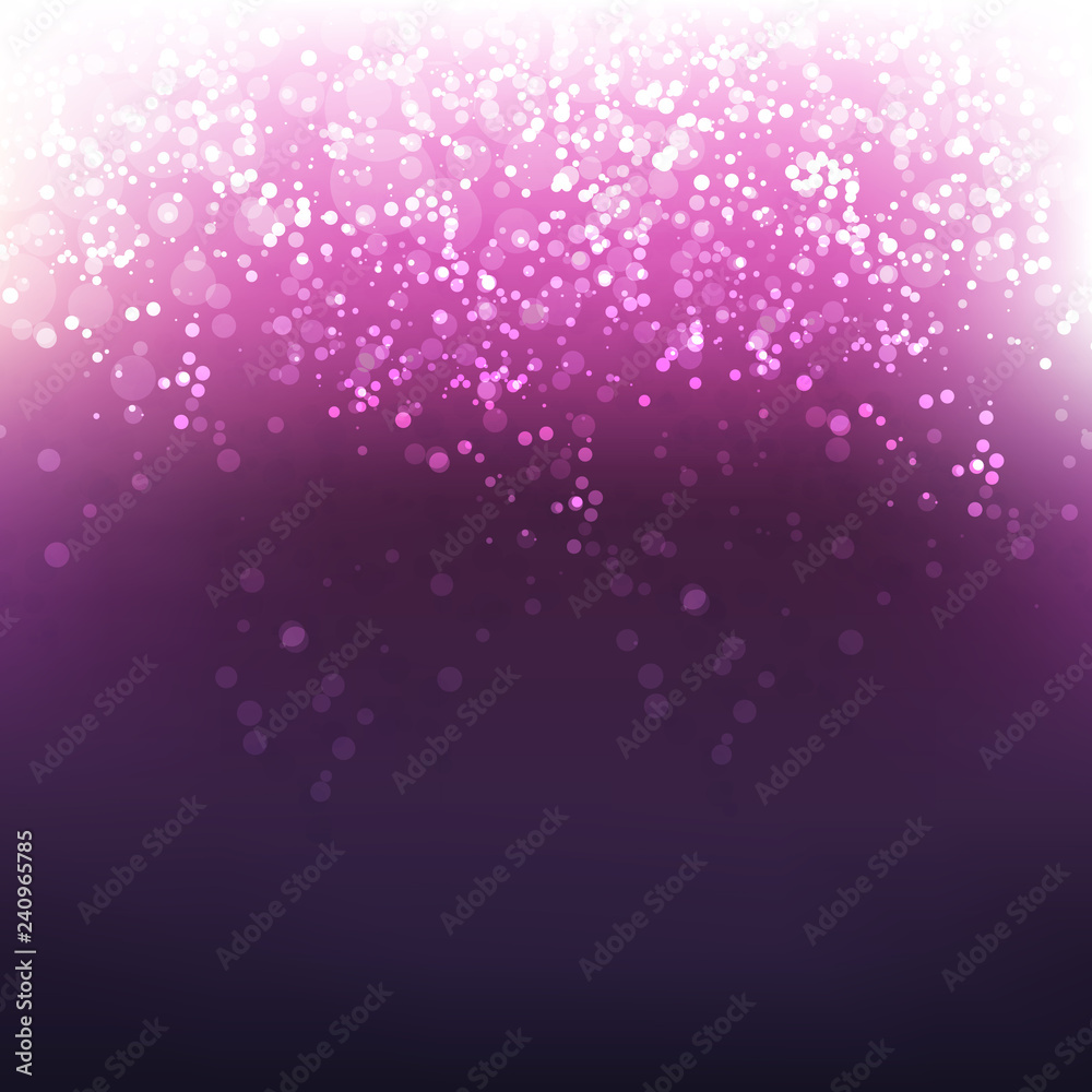 Sparkling Cover Design Template with Abstract Blurred Background 