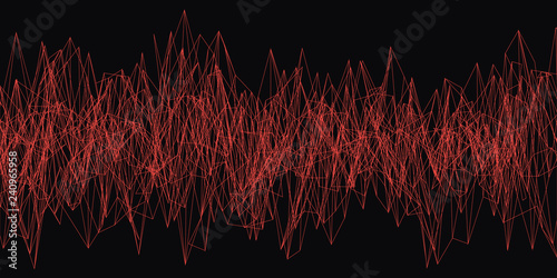 Background with curved lines