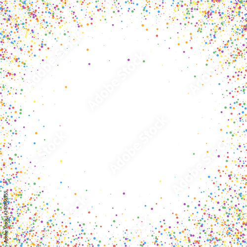 Festive confetti. Celebration stars. Colorful conf