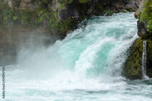 Mouth of Huka falls, Waikato river, New Zealand