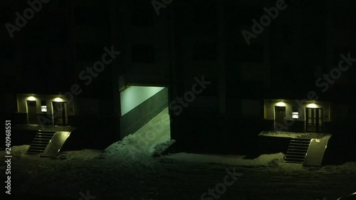 Turning on and turning off the electric lighting in a residential multistory house, the failure of the automation system