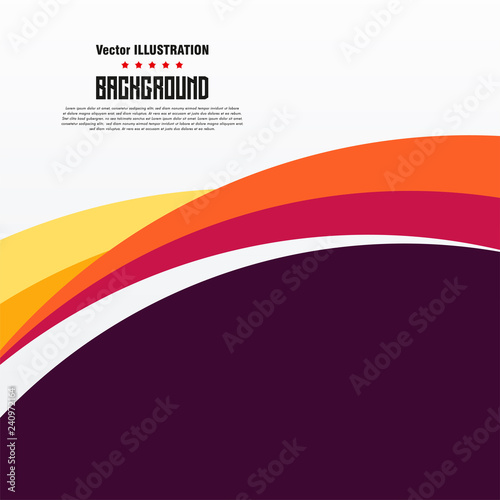 Cool Swoosh Background Banner template vector illustration photo