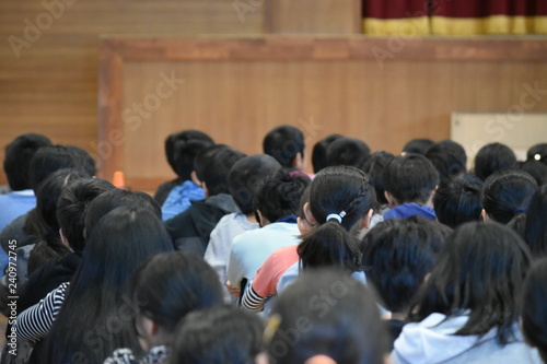 小学校の全校集会