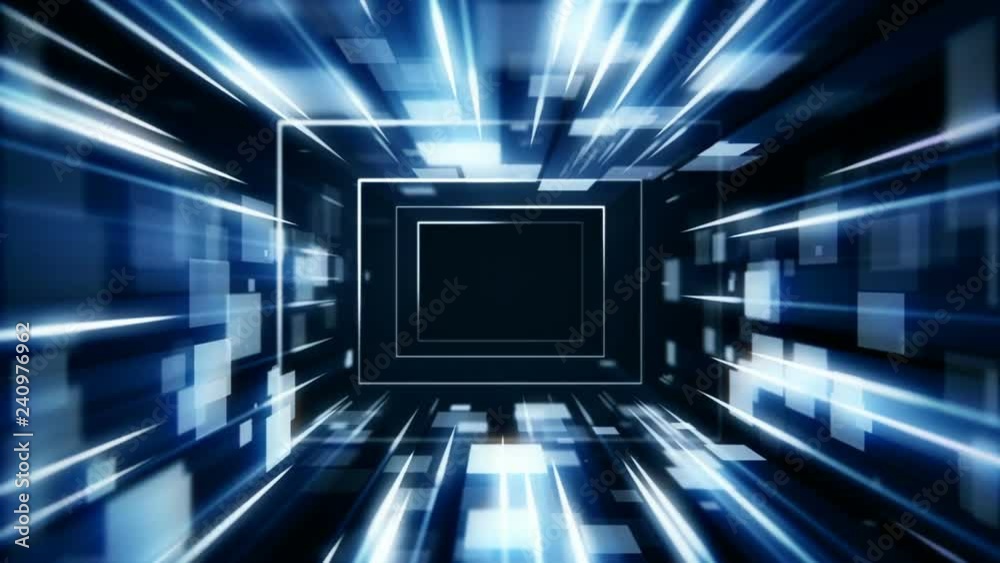 flowing tunnel background technology digital abstract