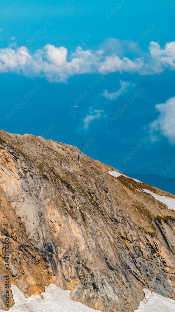 Smartphone HD wallpaper of alpine view at Kitzsteinhorn - Salzburg - Austria