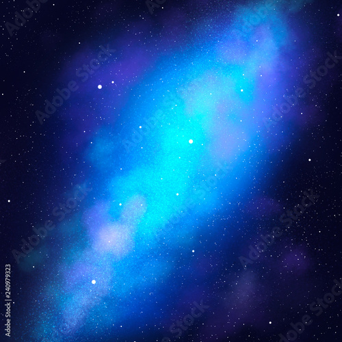 Fototapeta Naklejka Na Ścianę i Meble -  Starry background. Milky way painted texture. Artistic image of the night sky