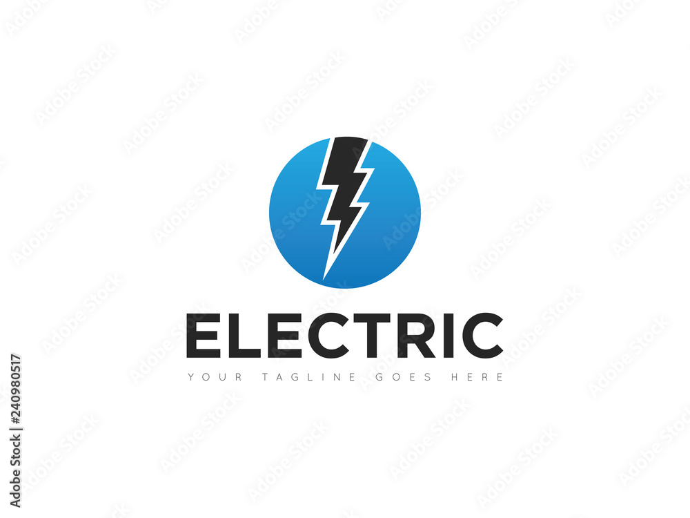 electric logo and icon vector illustration design template electric logo and icon vector illustration design template