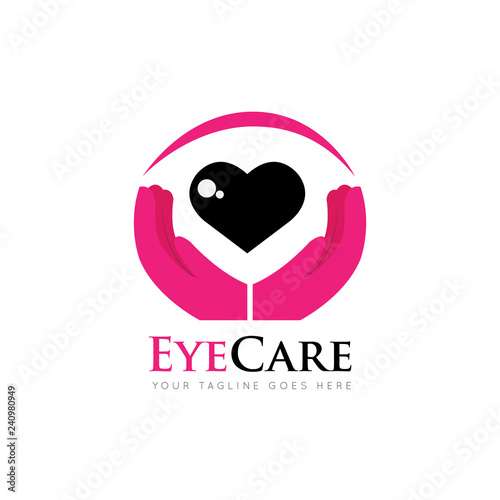 eye logo and icon vector illustration design template