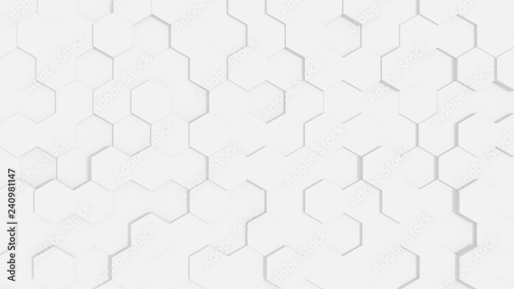 abstract white hexagonal background structure in 3d effect abstract white hexagonal background structure in 3d effect