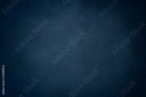 blue cement background  horizontal blank concrete wall