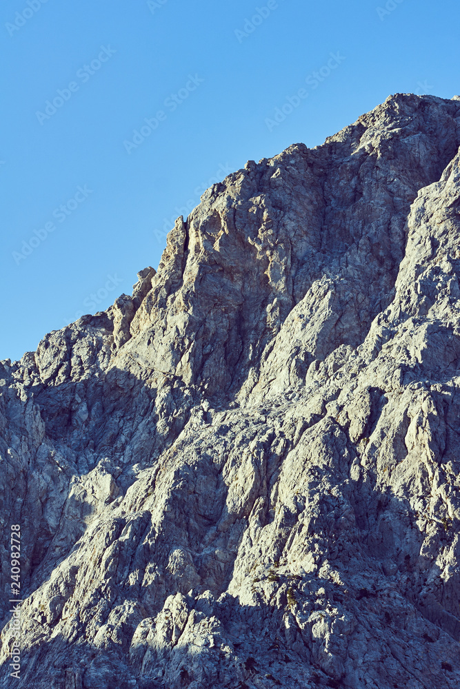 Lefka Ori - Rocks in the White Mountains on the island of Crete. Lefka Ori - Rocks in the White Mountains on the island of Crete.
