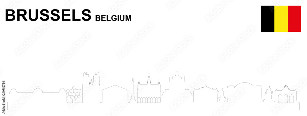 Brüssel Skyline Brüssel Skyline