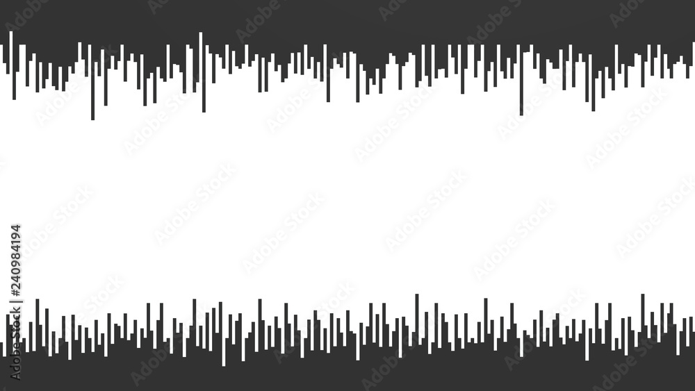 background with black lines from edge like illustration of frequency with space text in the center background with black lines from edge like illustration of frequency with space text in the center
