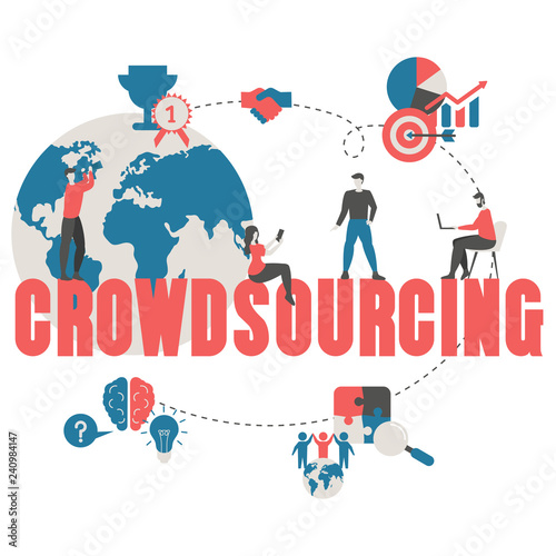 Crowdsourcing design concept.