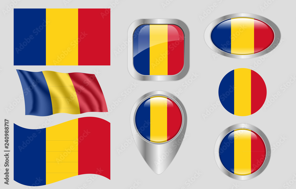 Fototapeta premium Flag of Romania