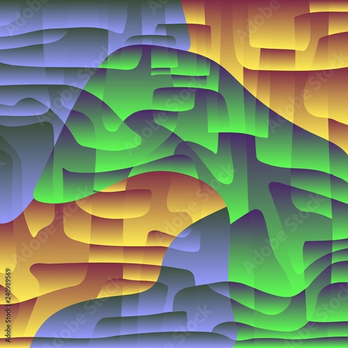 Vector contrasting background of models of different shapes.