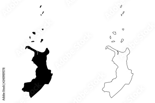 Cagayan Valley (Regions and provinces of the Philippines, Republic of the Philippines) map vector illustration, scribble sketch Region II map