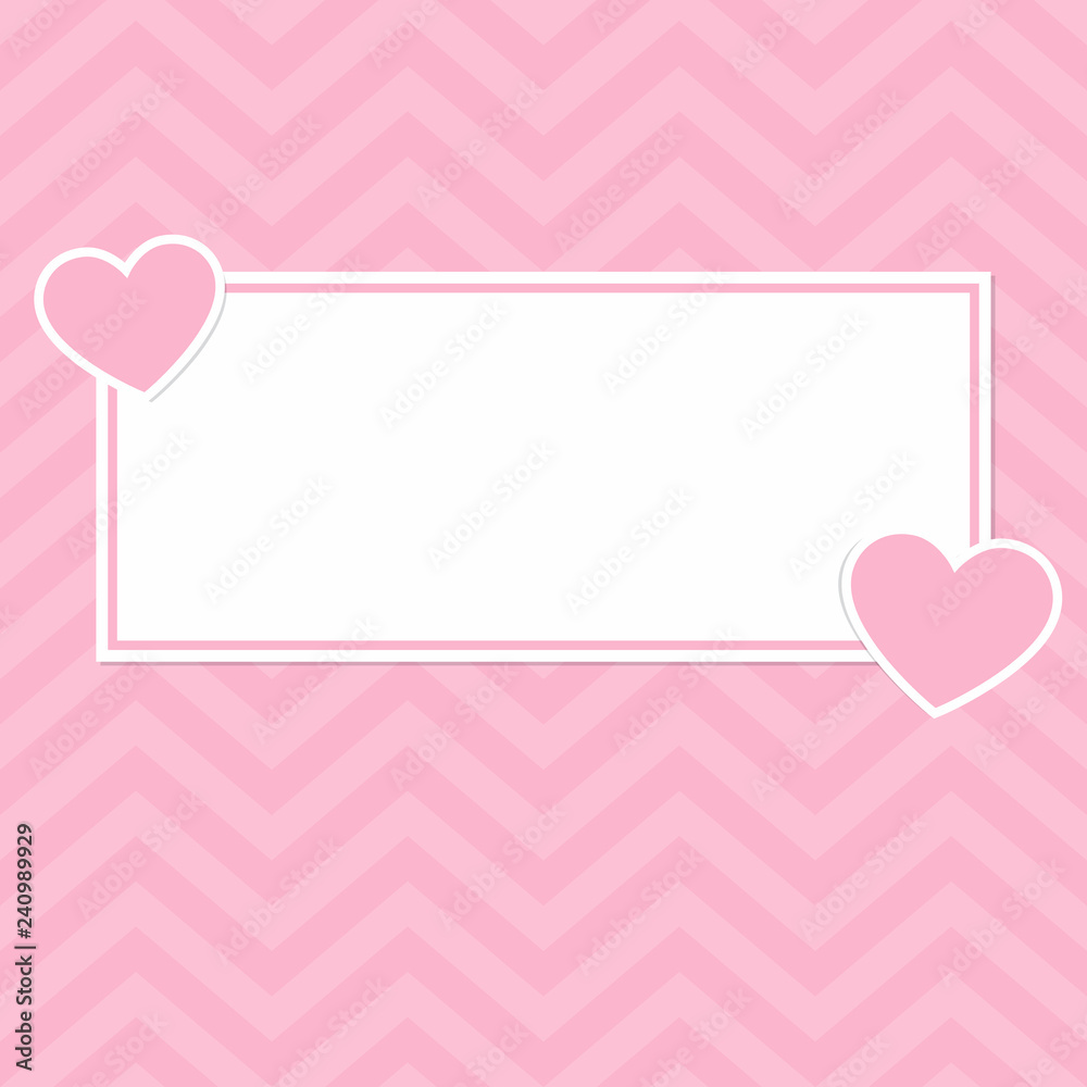 Valentine Day Pink Hearts Geometric Seamless Background , Pattern , Texture for rapping paper , cards , invitation , baners and decoration . Useful new year , wedding , christmas and marriage designs 