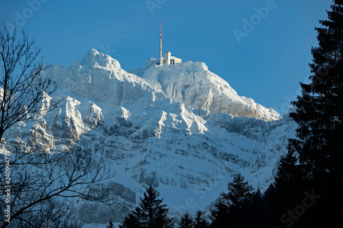 Berg Säntis, Alpsteingebiet, Appenzell, Schweiz