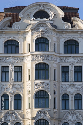 facade of old building