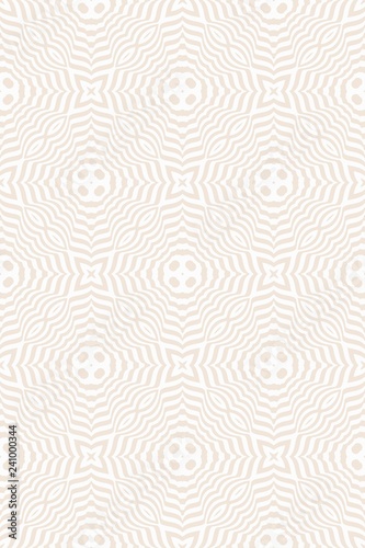 Modern Geometric Pattern with hand-drawing ornament. Vector super illustration.