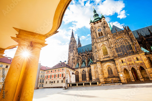 St. Vitus Cathedral in Prague, travel photo