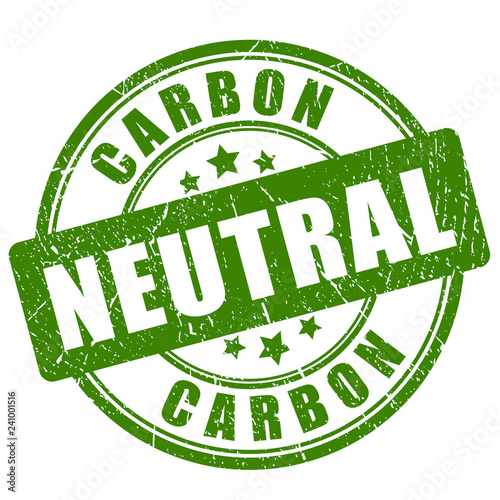 Carbon neutral green stamp