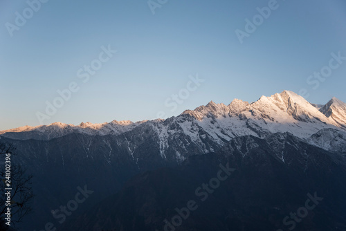 Fototapeta Naklejka Na Ścianę i Meble -  Trekking expedition mountaineering Nepal Everest Tibet